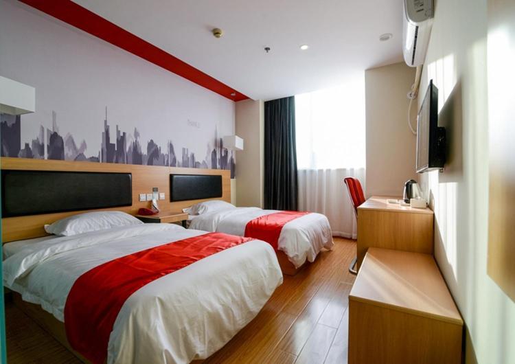 Thank Inn Chain Hotel Sichuan Luzhou Longmatan District Trade City Dış mekan fotoğraf